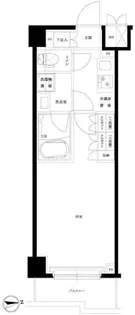 ルーブル横濱矢向【6階】の間取り