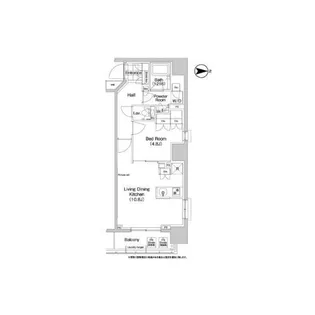 コンフォリア秋葉原EAST【8階】の間取り