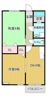マロニエガーデン【1階】の間取り