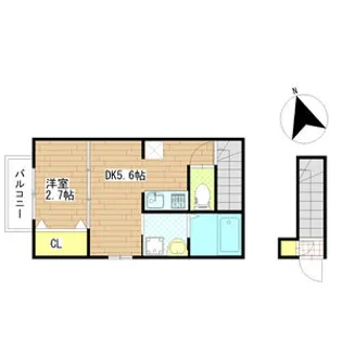 SENTOgrace I【2階】の間取り