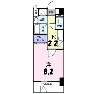 アイ・フィオーレ東原【3階】の間取り