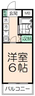檜の森ハイツ【3階】の間取り