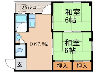 栄コーポ【2階】の間取り
