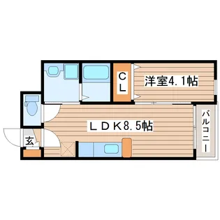 stork【1階】の間取り