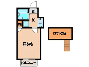 ヴェ-ル岡崎公園【2階】の間取り