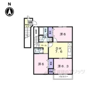 ベル・アビタシオン4【2階】の間取り