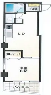 大阪屋ビル【6階】の間取り