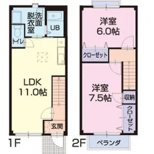 BrancheBonheur Bの間取り