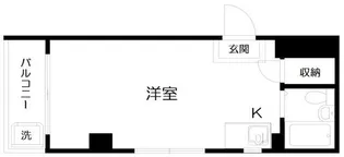 タウンハウス美原【2階】の間取り