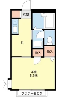 ウィネクス【1階】の間取り