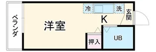 フィールドハイツ【2階】の間取り