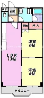 グリーンハイツ須賀【3階】の間取り