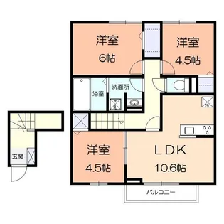 ルボア【2階】の間取り