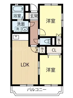 セントラルマンション【4階】の間取り