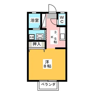 イグレック【1階】の間取り