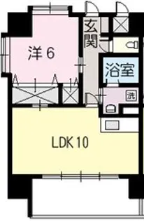 松尾ビル皆実II【3階】の間取り