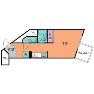 ベルボヌール大手町【1階】の間取り