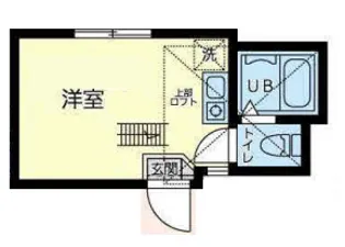 ユナイト平楽シーバスリーガル【2階】の間取り