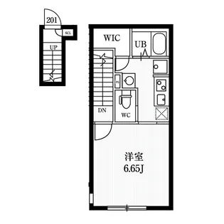 ミハス練馬春日町【2階】の間取り