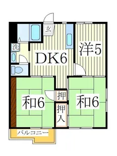 ハイメリッヒODA【2階】の間取り