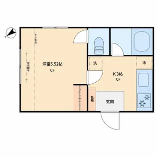 エフ・ステージ学芸大学【2階】の間取り