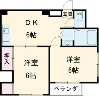 エステート立石【1階】の間取り