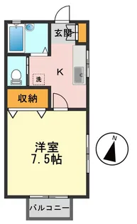 ベルヴェデール弐番館【1階】の間取り