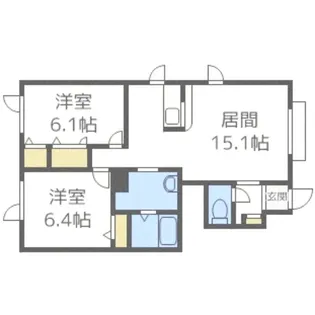 comodoCASA【1階】の間取り