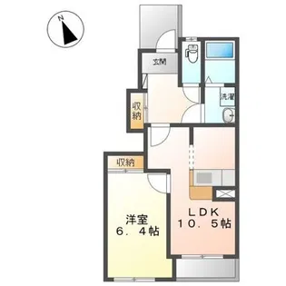 サンフォレストI【1階】の間取り