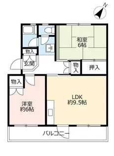 UR南花台【3階】の間取り