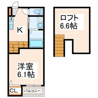 forest神園【2階】の間取り