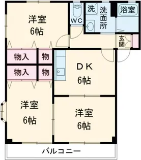 シルフィードC【1階】の間取り