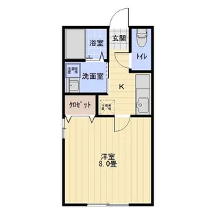 シャングリラ竹の山【1階】の間取り