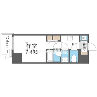 レオンコンフォート北浜【10階】の間取り