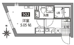 (仮称)板橋1丁目PJ共同住宅【5階】の間取り