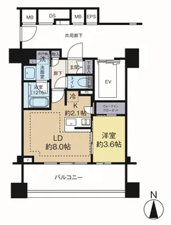 Brillia三鷹禅林寺通り【6階】の間取り