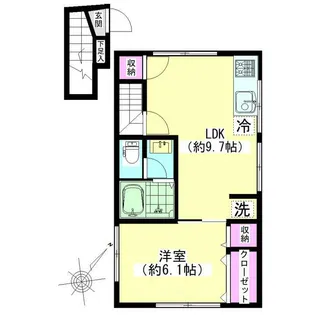 アルコイリス桜【2階】の間取り