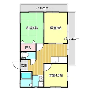 エキスパートIII【2階】の間取り