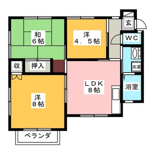 メゾン プラム【2階】の間取り