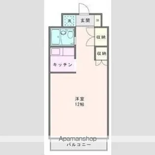 板戸ビューハイツ【2階】の間取り
