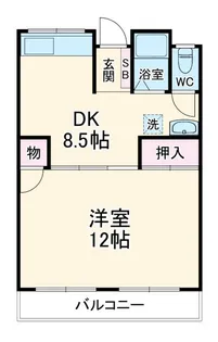 ハイツ中込【2階】の間取り