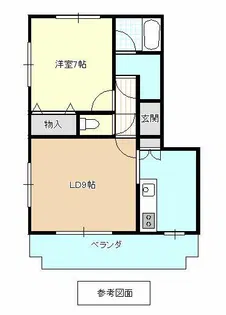 ルミエール峰【2階】の間取り