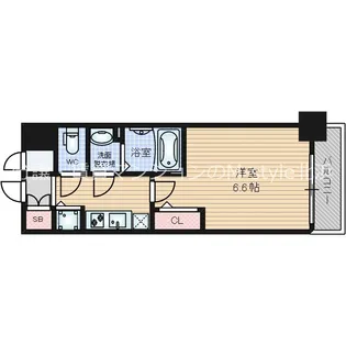 プレサンス梅田北オール【6階】の間取り