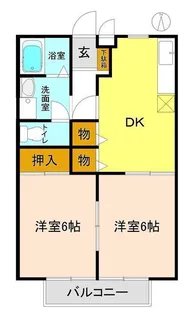 FAMILLE(ファミーユ)弐番館【2階】の間取り