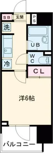 大森海岸レジデンス【6階】の間取り