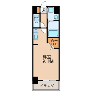 アプリーレ代官町【6階】の間取り