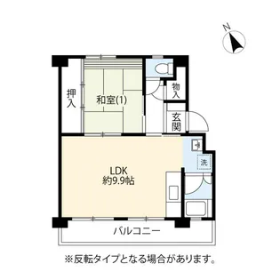 UR滝山【5階】の間取り