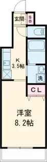 SHIMOUMA6APARTMENT【2階】の間取り