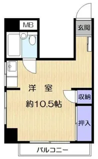 サテライトシティ大塚【4階】の間取り