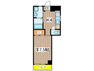 第8横土ビル【5階】の間取り
